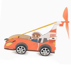 꼬미얌 고무줄 동력 자동차 일반 1개 초등만들기키트