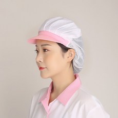 주방 작업용 영양사모자 천모자 통기성 jjc+2026TX, 블랙_전체망사