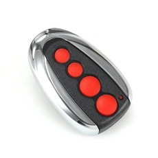 433Mhz 고정 코드 원격 복사기 차고 문 제어 오프너 전기 얼굴 대 자동차 게이트 송신기, 색상: 4. 빨간색