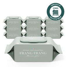 프랑프랑 플라스틱0% 써밋 저자극 아기 물티슈 60gsm 셀룰로오즈100% 캡형, 60g, 80개입, 20개