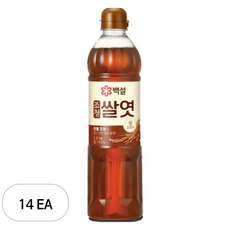 백설 조청 쌀엿, 1.2kg, 14개