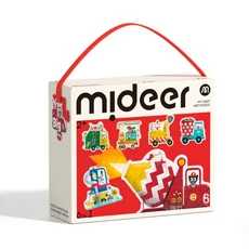 Mideer 미디어 마이 퍼스트 아티스트 퍼즐, 1개, 중장비, 6피스