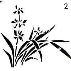 ST-CU1-0102 型染版 蝶古巴特diy 簍空模板 塗鴉模版 繪畫模版, 1個