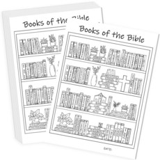 Books of The Bible Tracker 스티커, 10