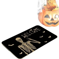 타일형 시공매트 절묘한 크리스마스 눈사람 노움 도어 매트 미끄럼 방지 입구 홈 장식 카펫 거실 러그 욕실, 02 50cmX80cm, 02 B, 1개