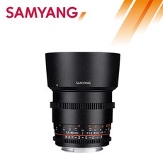 삼양 VDSLR 85mm T1.5 ll 소니E 미러리스 DSLR 카메라 영상 촬영 렌즈