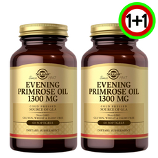 솔가 달맞이꽃유 냉압착 달맞이꽃종자유 1300mg 60정 2개