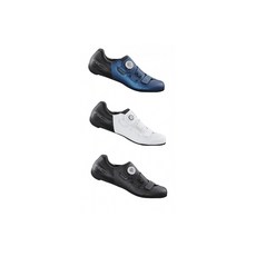 SHIMANO RC502 碳纖維公路車鞋 BOA旋鈕 亞洲版寬楦, 黑色,40號
