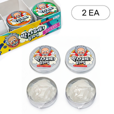 박사퍼티 오리지날 유리슬라임, 2개, 50g, 투명 2개, 50g, 투명