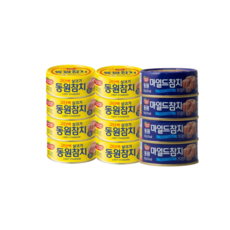 동원 라이트스탠다드 150g + 동원 마일드참치 90g, 12개