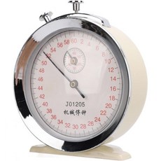 기계식 스톱워치 60초 큰 숫자 휴대용. 사용이 간편한 타이밍 기능 스포츠 실험용. 견고한 디자인 다용도 활용 가능. 금속 플라스틱. 가벼운 무게 컴팩트한 크기