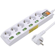 ILSHIN ELECTRIC Multi Outlet 6 Prong 3M 獨立省電接地線 16A