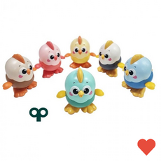 유아동 완구 태엽 6p 병아리 삐약이 작동완구 미니카 동물