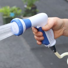 [강력수압] 원터치 다이얼 멀티 스프레이건 (세차/원예/청소용), 혼합색상, 1개