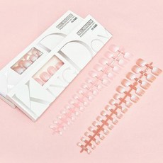 HOOT 그라데이션 패디팁(120팁) 15 size 붙이는 발톱 네일팁 프렌치네일, 그라데이션 패디팁(120팁) - 58, 1개