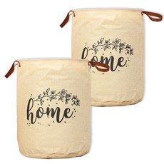 긱보드 홈 분리수거 빨래 바구니, 베이지2개