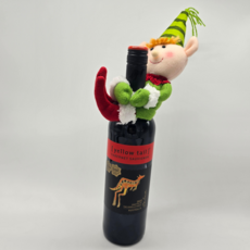 크리스마스 와인커버 와인병 인테리어 소품 선물용커버, 1개, 매달린아이