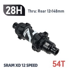 ARC 54T 래칫 부스트 12V 브레이크 허브 10 11 MTB 합금 사이클링 28 15X110 자전거 12X148 큐브 디스크 알루미늄, 54T XD ar W