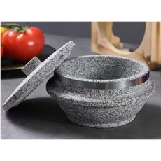 가마솥 돌솥 솥밥 한식 업소용 식당 1인용 뚝배기 미니 12cm (뚜껑+접시) 1개, 14cm (뚜껑+접시) × 1개