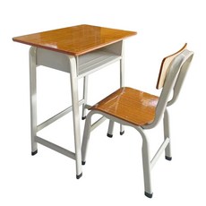 학교 책상의자 레트로 65cm 스툴 테이블 소품 베이지 책걸상 옛날, 75cm