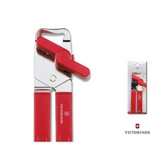 Victorinox瑞士維氏大型轉動式開罐器開瓶器，瑞士製造，黑紅兩色款，輕鬆開罐不費力, 1個, 紅色, 紅色
