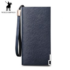 WILLIAMPOLO 男士長夾 商務大容量手拿包