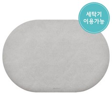 생활공작소 빨아쓰는 욕실 규조토 발매트, 그레이, 1개 그레이, 1개