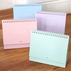 [루네르샵] 핑크풋 캘린더 2026 봉주르 탁상 달력 (랜덤1개) 책상달력 달력 탁상달력 2026년탁상달력 데스크캘린더 미니달력