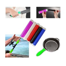 다용도 손잡이 그립테이프 골프채 당구큐대 낚시대 냄비손잡이 실리콘커버 30cm, 오렌지, 1개