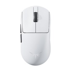 VGN Dragonfly 3 Pro Max 8K나노 유무선 잠자리 게이밍 마우스, 화이트, 프로 맥스 화이트, 프로 맥스