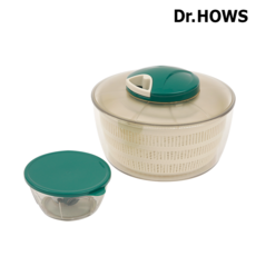 韓國Dr.HOWS DAILY蔬菜脫水切碎機兩入組，輕鬆備料，快速脫水，廚房必備, 米, 1套
