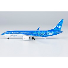 NG Model 廈門航空 Xiamen Airlines B737 Max 8 B-20CP 聯合國 1:400 合金飛機模型，精緻收藏，航空迷最愛, 1個