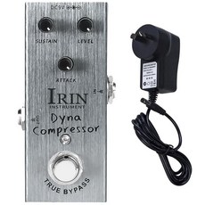 다이나 컴프레서 페달 트루 바이패스 서스테인 레벨 어택 이펙트 일렉트릭 기타 부품, 1개, 1. AU Plug