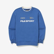 [휠라키즈] 헤리티지 스포츠 맨투맨 (FK2POG3201X_EBU)