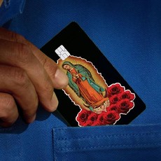 구아다루페 성모 마리아 신용카드 은행카드 직불카드 버스카드 앞면 스티커, A. 1 Set, 6. KT0046476