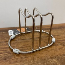 桌上型二格砧板架 弧形不鏽鋼置物收納架, 1個