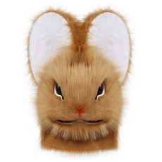 Fursuit 獸頭 福瑞寫實兔子成品頭套 furry 兔子兔系單頭 cosplay 可穿戴獸頭 專業訂做各種獸頭 來圖定做