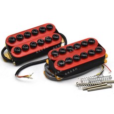 기타용 기타 험버커 픽업 SD 52mm 폴 40 수리 al니코 Pcs 교체용, N B 레드, 1개