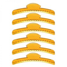 클립 빈티지 금속 핑거 웨이브 헤어 알루미늄 머리핀 미용실 고정 이발사 스타일링 도구 6 개, gold, 6개, gold