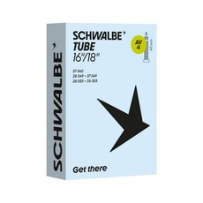 슈발베 튜브 AV4 16인치 18인치 겸용 슈레더 브롬톤튜브349 355 (40mm), 1개 1개