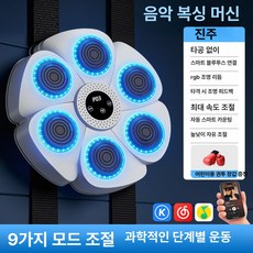 onyou 스마트 음악 복싱 타겟 세트 남아용 반응 훈련 샌드백, 1개, 진주 + 어린이용 권투 글러브