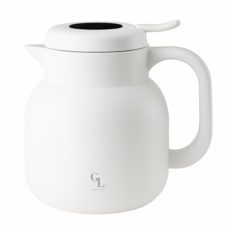 그랜드리빙 온도표시 보온 보냉 테이블팟, 1개, 화이트, 1L