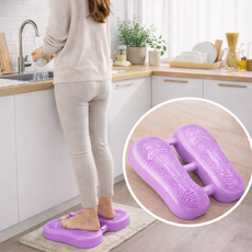 에어 지압 스텝퍼 무소음 혈당 천국의 계단 가정용 실내 운동 홈트, 퍼플