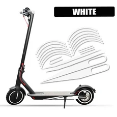 샤오미 M365 전신 스티커 Pro2 1s 전동 스쿠터 야간 경고 반사 스트립 방수 적합, 05 white