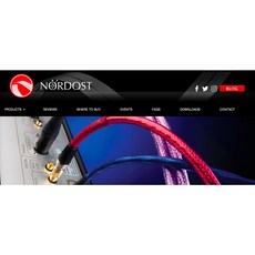 沐耳 美國 Nordost Heimdall 2 發燒級7N無氧銅包銀 S/PDIF數位同軸線, 1個