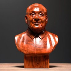花梨木 鄧小平 頭像 擺件, 如圖所示, 1個