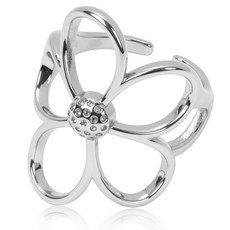 여성용 빈티지 해바라기 데이지 반지 조절 가능한 플라워 오픈 링 우아한 플로럴 웨딩 밴드 앙증맞은 약혼 선물 179644