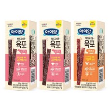 일동후디스 아이얌 부드러운 육포 3개 혼합, 1세트, 30g, 쇠고기2 + 바베큐1