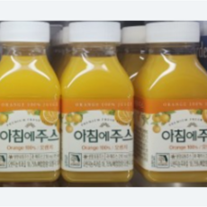 서울우유 아침에주스 오렌지 210ml, 96개