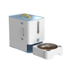 寵物收納餵食箱 1500ml, 淺藍色 寵物收納餵食箱, 1個